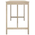 Miniatyrbillede 5 af 9: The Living Store barbord 180x80x110 cm massivt fyrretræ -  Spiseborde