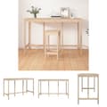 Miniatyrbillede 1 af 9: The Living Store barbord 180x80x110 cm massivt fyrretræ -  Spiseborde