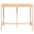 Miniatyrbild 4 av 9: The Living Store Barbord 140x80x110 cm massiv furu -  Matbord