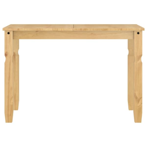 The Living Store Ruokapöytä Corona 112x60x75 cm täysi mänty -  Keittiön & ruokapöydät