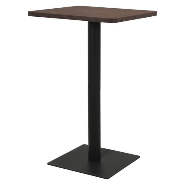 The Living Store Bistropöytä tumma tuhka 78,5x78,5x107 cm -  Keittiön & ruokapöydät