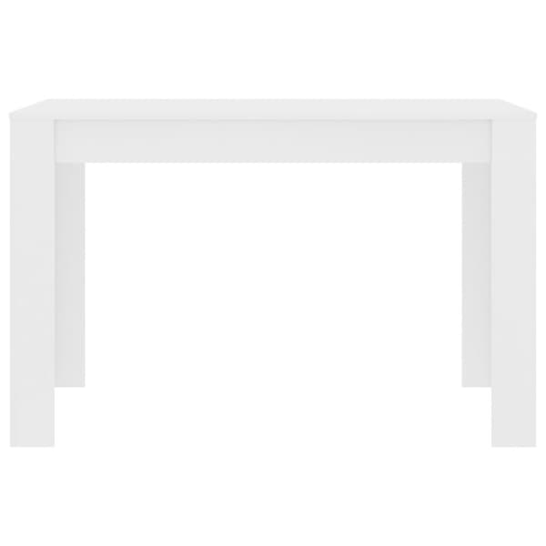 The Living Store spisebord 120 x 60 x 76 cm spånplade hvid -  Spiseborde
