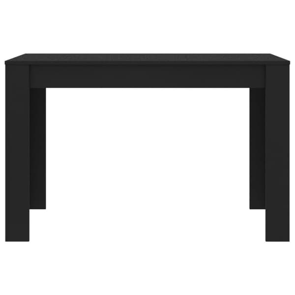 The Living Store spisebord 120x60x76 cm konstrueret træ sort -  Spiseborde
