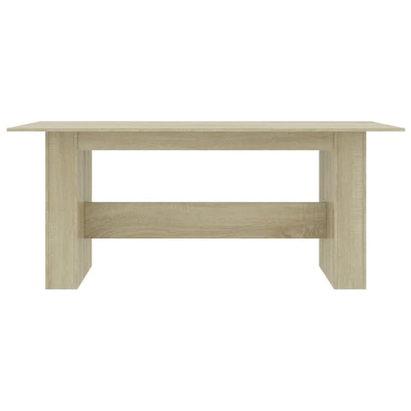 The Living Store Matbord sonoma-ek 180x90x76 cm spånskiva -  Matbord