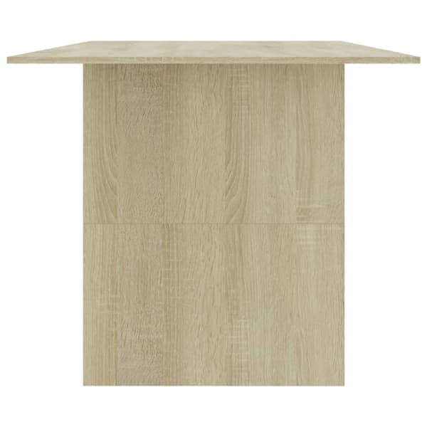 The Living Store Matbord sonoma-ek 180x90x76 cm spånskiva -  Matbord