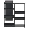 Miniatyrbild 5 av 7: The Living Store Barbord med flyttbar hylla svart 138x39x110 cm -  Matbord