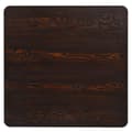 Miniatyrbild 5 av 7: The Living Store Bistrobord MDF och stål fyrkantigt 80x80x75 cm mörk aska -  Matbord