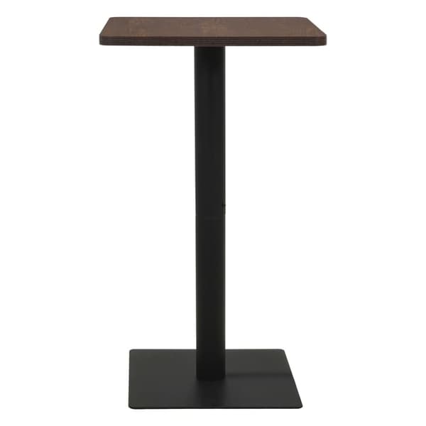 The Living Store Bistrobord mörk ask 60x60x107 cm -  Matbord