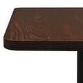 Miniatyrbild 5 av 6: The Living Store Bistrobord mörk ask 60x60x107 cm -  Matbord