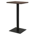Miniatyrbild 2 av 6: The Living Store Bistrobord mörk ask 60x60x107 cm -  Matbord