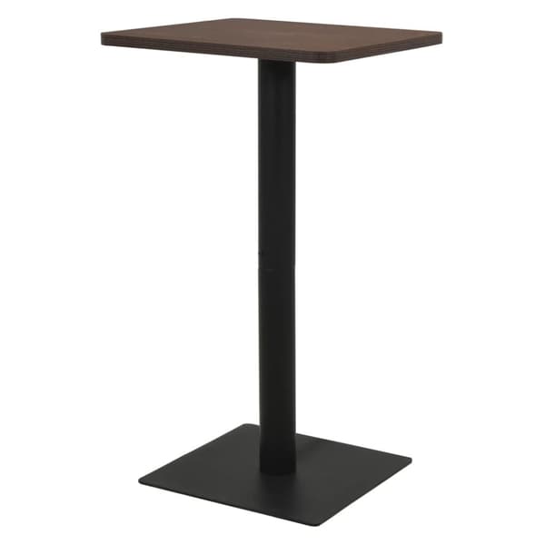 The Living Store Bistrobord mörk ask 60x60x107 cm -  Matbord
