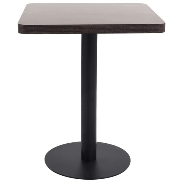 Matbord - Living Bistrobord mörkbrun 60X60 cm MDF
