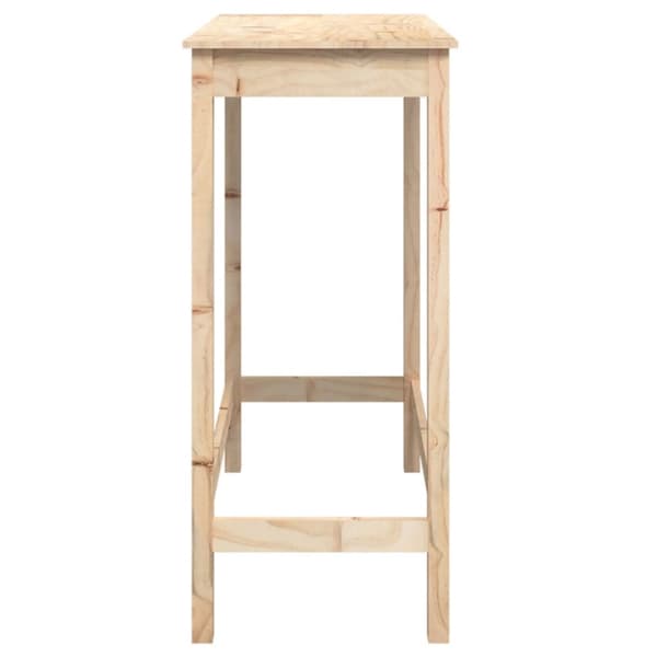 Spiseborde - Living barbord 100x50x110 cm massivt fyrretræ