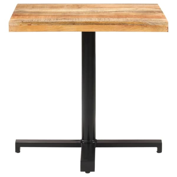 Keittiön & ruokapöydät - Living Bistropöytä neliö 80x80x75 cm karkea mangopuu
