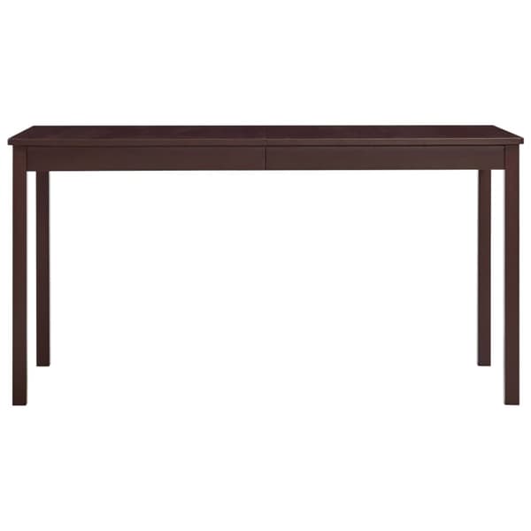 Matbord - Living Matbord mörkbrun 140x70x73 cm furu