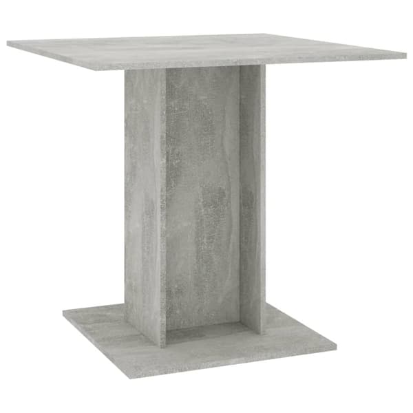 Keittiön & ruokapöydät - Living Ruokapöytä betoninharmaa 80x80x75 cm tekninen puu