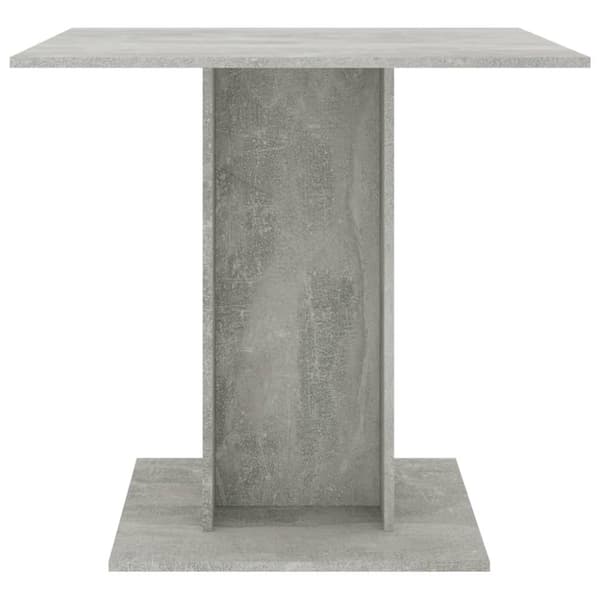 Keittiön & ruokapöydät - Living Ruokapöytä betoninharmaa 80x80x75 cm tekninen puu
