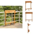 Miniatyrbild 1 av 11: Matbord - Living Balkongbord 90x37x122,5 cm massivt akaciaträ