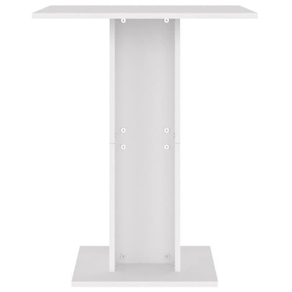 Spiseborde - Living bistrobord 60x60x75 cm konstrueret træ hvid