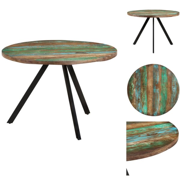 Spiseborde - Living spisebord 110x75 cm massivt genbrugstræ