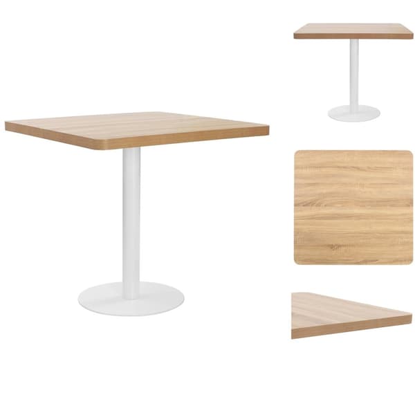 Matbord - Living Bistrobord ljusbrun 80X80 cm MDF