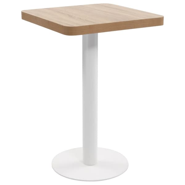 Matbord - Living Bistrobord ljusbrun 50x50 cm MDF
