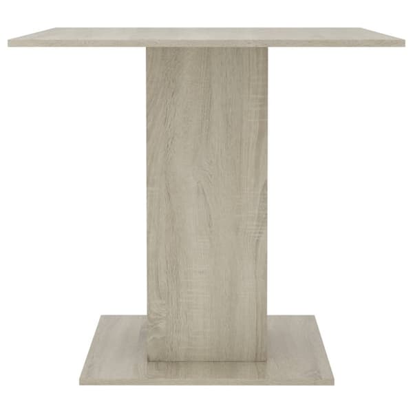 Spiseborde - Living spisebord 80 x 80 x 75 cm spånplade sonoma-eg
