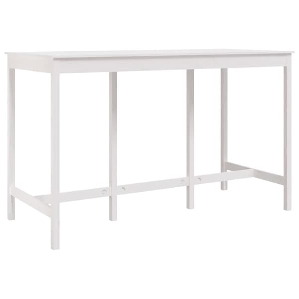 Matbord - Living Barbord vit 180x80x110cm massiv furu