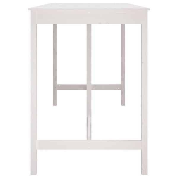 Matbord - Living Barbord vit 180x80x110cm massiv furu