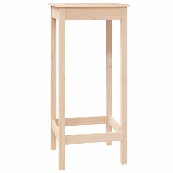 Spiseborde - Living barbord 50x50x110 cm massivt fyrretræ