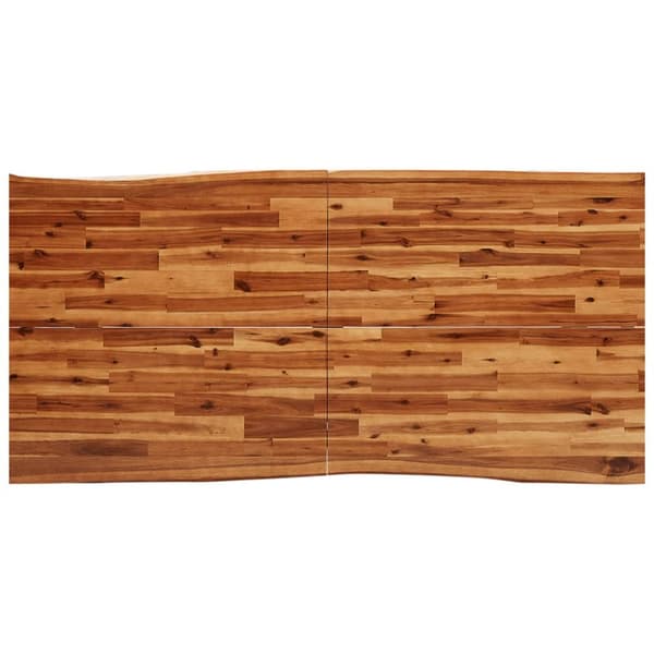 Matbord - Living Matbord med levande kant 180x90x75 cm massivt akaciaträ