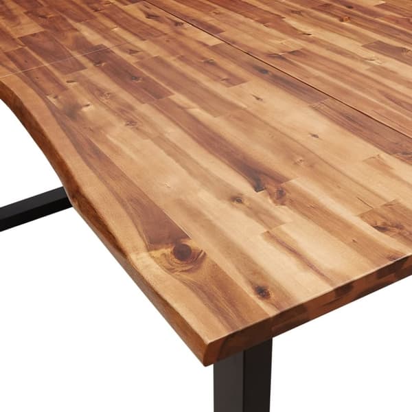 Matbord - Living Matbord med levande kant 180x90x75 cm massivt akaciaträ