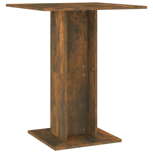 Cafébord rökfärgad ek 60x60x75 cm konstruerat trä - Barbord - Bord - Home & Living