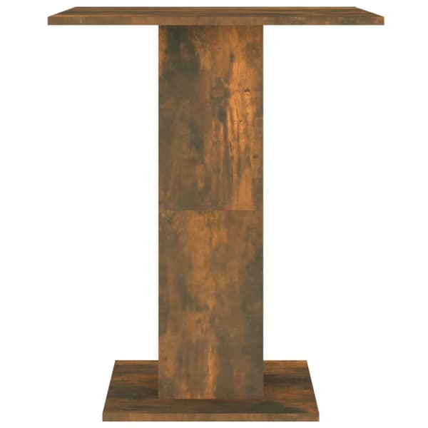 Cafébord rökfärgad ek 60x60x75 cm konstruerat trä - Barbord - Bord - Home & Living