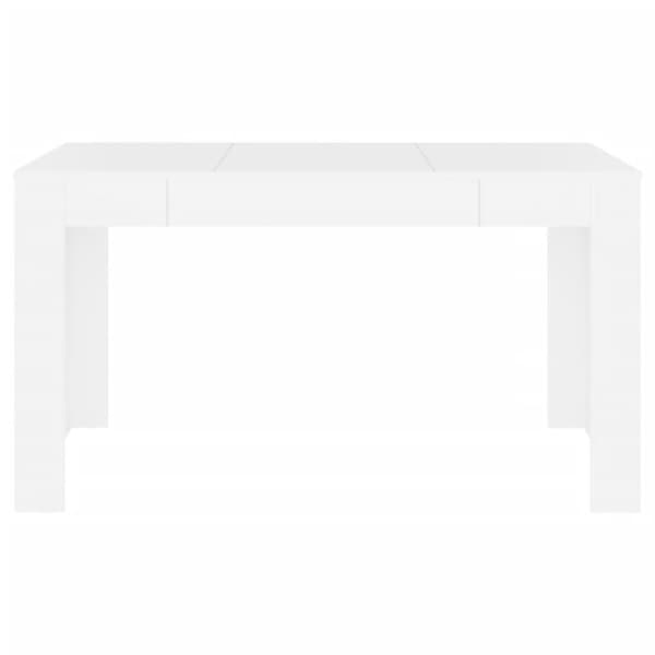 Spisebord 140x74,5x76 cm konstrueret træ hvid - Spisebord - Spiseborde - Home & Living