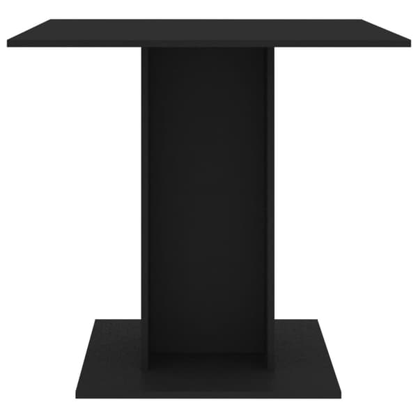 Ruokapöytä musta 80x80x75 cm tekninen puu - Ruokapöytä - Ruokapöydät - Home & Living
