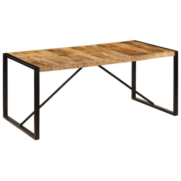 Ruokapöytä Kiinteä karkea mangopuu 180 cm - Ruokapöytä - Ruokapöydät - Home & Living