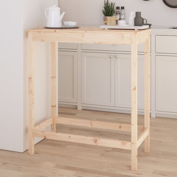 Baaripöytä 100x50x110 cm täysi mänty - Baaripöytä - Puutarhapöytä - Home & Living