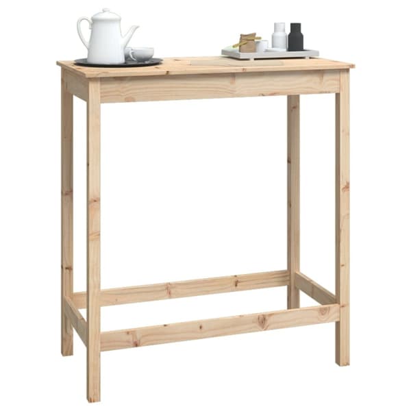 Baaripöytä 100x50x110 cm täysi mänty - Baaripöytä - Puutarhapöytä - Home & Living