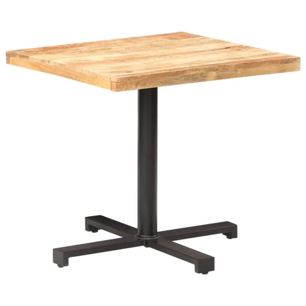 Bistrobord 80x80x75 cm firkantet ru mangotræ - Bistrobord - Bistroborde - Home & Living