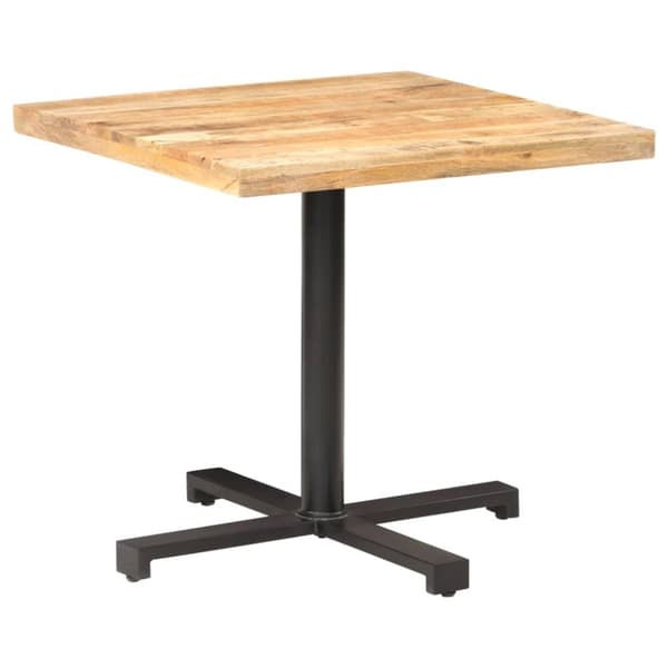 Bistrobord 80x80x75 cm firkantet ru mangotræ - Bistrobord - Bistroborde - Home & Living