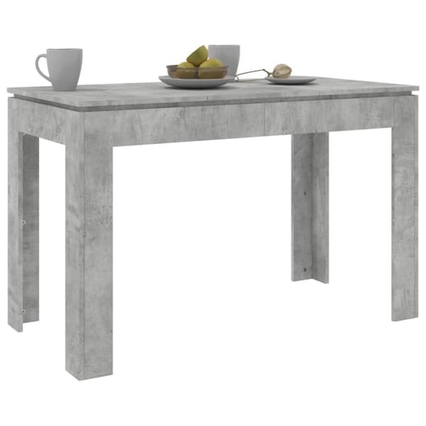 Ruokapöytä betoninharmaa 120x60x76 cm tekninen puu - Ruokapöytä - Ruokapöydät - Home & Living