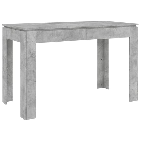 Ruokapöytä betoninharmaa 120x60x76 cm tekninen puu - Ruokapöytä - Ruokapöydät - Home & Living