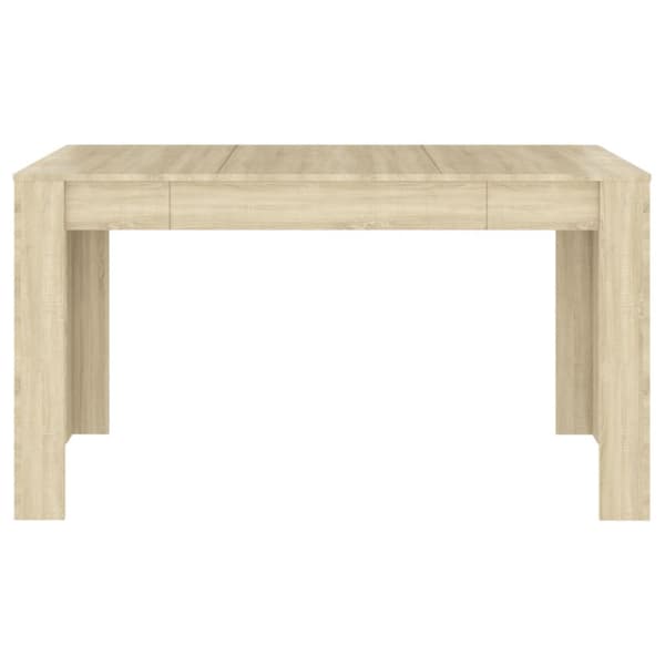 Matbord sonoma-ek 140x74,5x76 cm konstruerat trä - Matbord - Matsalsbord - Home & Living