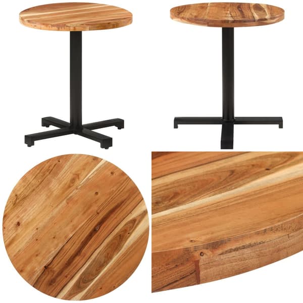 Cafébord runt Ø70x75 cm massivt akaciaträ - Bistrobord - Cafébord - Home & Living