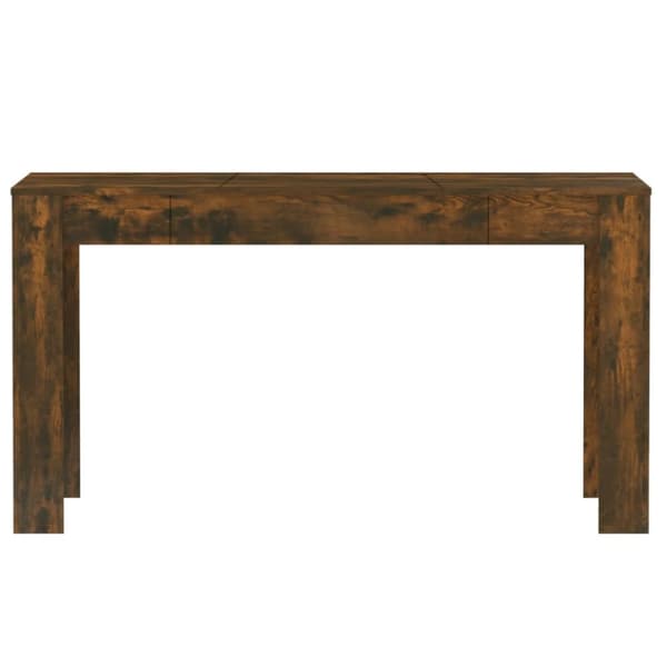 Matbord rökfärgad ek 140x74,5x76 cm konstruerat trä - Matbord - Matsalsbord - Home & Living