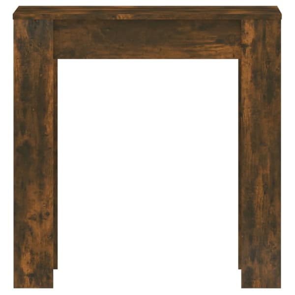 Matbord rökfärgad ek 140x74,5x76 cm konstruerat trä - Matbord - Matsalsbord - Home & Living