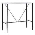 Pikkukuva 2 / 7: Baaripöytä valkoinen 120x60x110 cm MDF - Baaripöytä - Baaripöydät - Home & Living