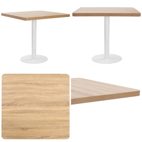 Bistrobord ljusbrun 80X80 cm MDF - Barbord - Bar Bord - Home & Living