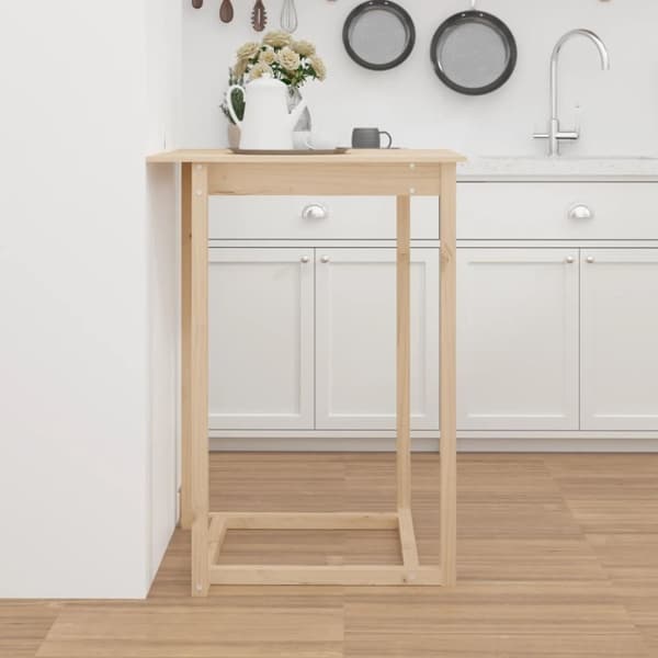 Baaripöytä 80x80x110 cm täysi mänty - Bistropöytä - Bistropöydät - Home & Living